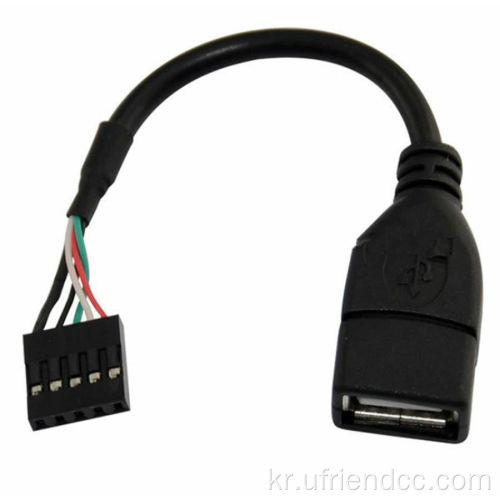 USB2.0 암컷 케이블 듀얼 USB 패널 마운트